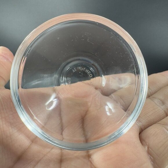 Bormioli Rocco Clear Round Nesting Bowls Set 8 Tempered Glass Bowls Dishes VTG - Picture 8 of 15